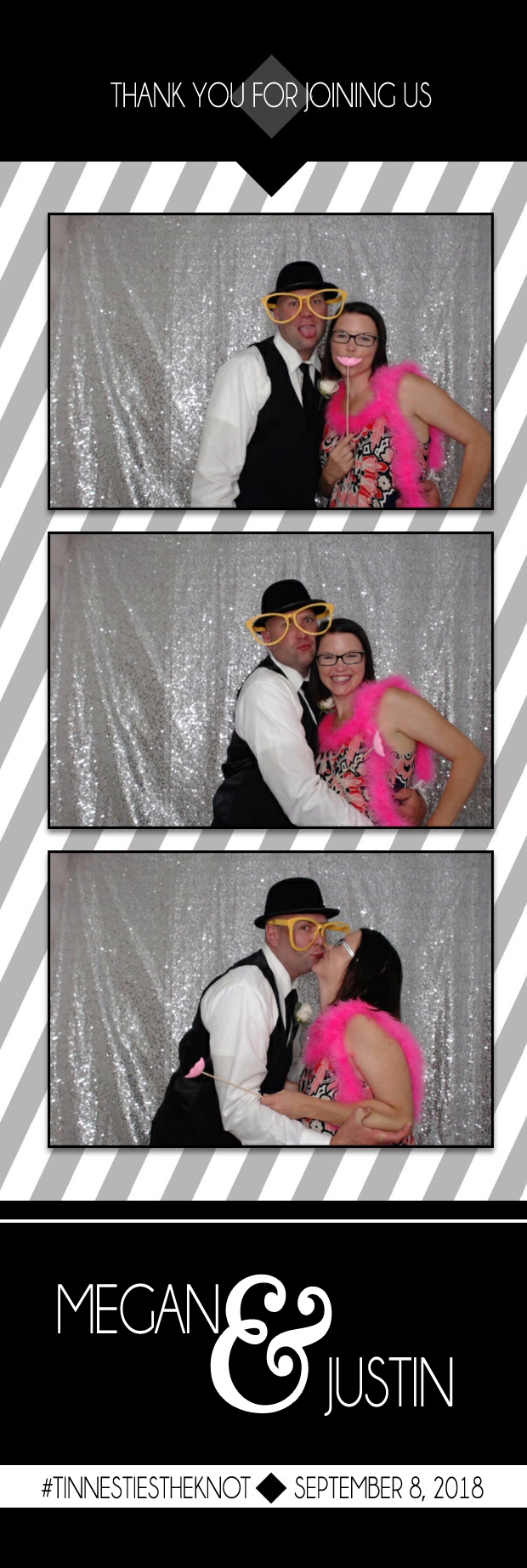 Megan and Justin's Wedding | View more photos from the event at gallery.photoboothbillings.com/u/PhotoBoothBillings/Megan-and-Justins-Wedding
